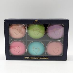 Dabney Lee whimsical colorful decorative macarons - set of 6